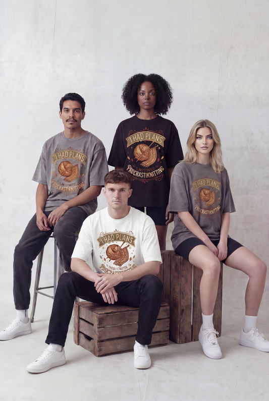 I Had Plans Knitting Tee - Unisex