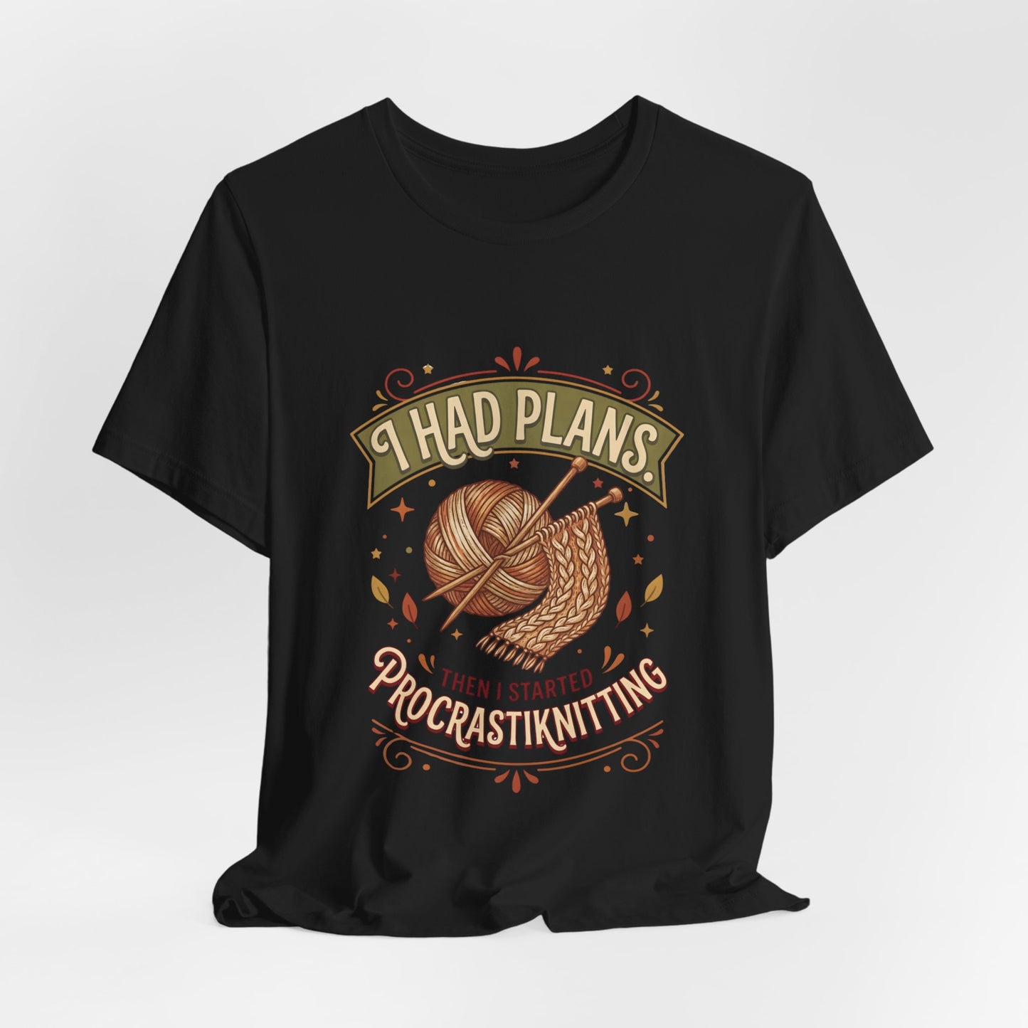 I Had Plans Knitting Tee - Unisex